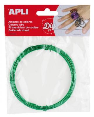 Fil metal alu 1,5 mm x 5 m VERT