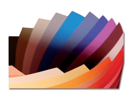 Papier dessin à grain – Couleurs pastel assorties – 24 feuilles 50 x 65 cm – 160 g