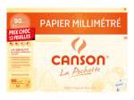 Papier millimetre – Pochette 12 feuilles A4 – 90 g – CANSON