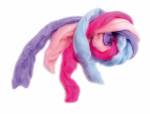 Cheveux créatifs pour masques, déguisement couleur licorne x 20 grs