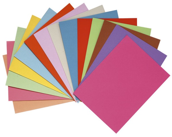 Paquet de 100 chemises FOREVER  250 – 220 g – 24 x 32 cm – Coloris assortis