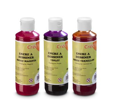 Encre à dessiner – Flacon de 250 ml – Violet