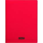 Cahier piqure – Couv Polypro 3/10ème – 24 x 32 – 90 g – Seyes – 48 pages – Rouge