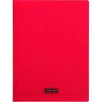 Cahier piqure – Couv Polypro 3/10ème – 24 x 32 – 90 g – Seyes – 48 pages – Rouge