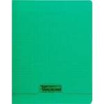 Cahier piqure – Couv Polypro 3/10ème – 24 x 32 – 90 g – Seyes- 48 pages – Vert