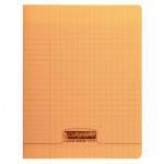 Cahier piqure – Couv Polypro 3/10ème – 24 x 32 – 90 g – Seyes- 48 pages – Orange