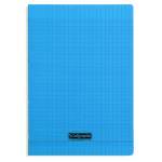 Cahier piqure – Couv Polypro 3/10 ème – 21 x 29,7 – 90 g -Seyes- 140 pages – Bleu