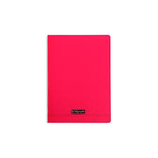 Cahier piqure – Couv Polypro 3/10ème – 24 x 32 – 90 g – Seyes – 140 pages – Rouge