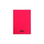 Cahier piqure – Couv Polypro 3/10ème – 24 x 32 – 90 g – Seyes – 140 pages – Rouge