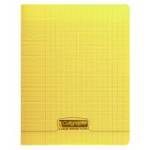 Cahier piqure – Couv Polypro 3/10ème – 24 x 32 – 90 g – Seyes- 140 pages – Jaune