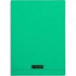 Cahier piqure – Couv Polypro 3/10ème – 21 x 29,7 – 90 g – Q.5×5 – 96 pages – Vert