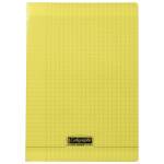 Cahier piqure – Couverture Polypro 3/10ème – 17 x 22 – 90 g – Seyes- 192 pages – Jaune