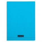 Cahier piqure – Couv Polypro 3/10ème – 24 x 32 – 90 g – Q.5×5 – 96 pages – Bleu