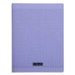 Cahier piqure – Couv Polypro 3/10ème – 24 x 32 – 90 g – Seyes – 192 pages – Violet