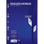 Feuillets mobiles – Perfo univers – 21 x 29,7 – 90 g – Q.5×5 – Blanc – Paquet de 100