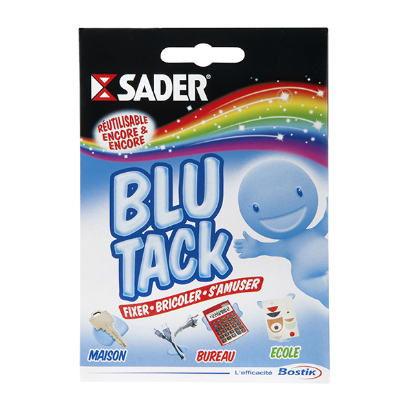 SADER – Pâte adhesive Blu Tack – Plaquette non pré-découpée 57g