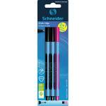 Stylo bille  – Slider Edge XB -Viscoglide ® – pointe large – Blister 2+1 gratuit (Noir & Rouge)