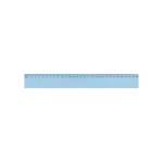 regle plate graduee 30 cms en plastique 1 biseau gradue en mm
