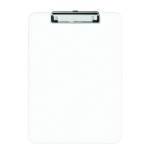 Ecritoire porte bloc A4 – Plexi transparent – Pince clip