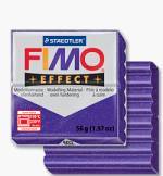 pate a modeler Fimo Effect – Argent pailleté – Pain de 57 g