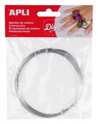 Fil metal alu 1,5 mm x 5 m ARGENT