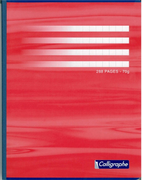 Cahier brochure – Couverture carte offset – 17 x 22 – 70 g – Seyes- 288 pages NF20