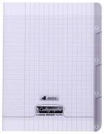 Cahier piqure 4 en 1 – Couv Polypro – 17 x 22 – 90 g – Seyes- 140 pages CALLIGRAPHE