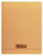 Cahier piqure – Couverture Polypro 3/10ème – 17 x 22 – 90 g – Seyes – 96 pages – Orange