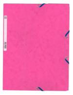 Chemise à élastiques 3 rabats – Carte 5/10è – 400 g – 24 x 32 cm- Fuschia