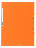 Chemise à élastiques 3 rabats – Carte 5/10è – 400 g – 24 x 32 cm- Orange