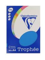 Ramette 100 feuilles papier A4 -TROPHEE- 80 g – Turquoise