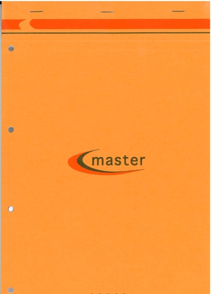 Bloc MASTER A4+ 80F 80G Seyes perforé 4 trous