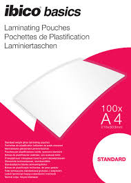 Pochette de plastification – A4 – 100 microns – Boite de 100