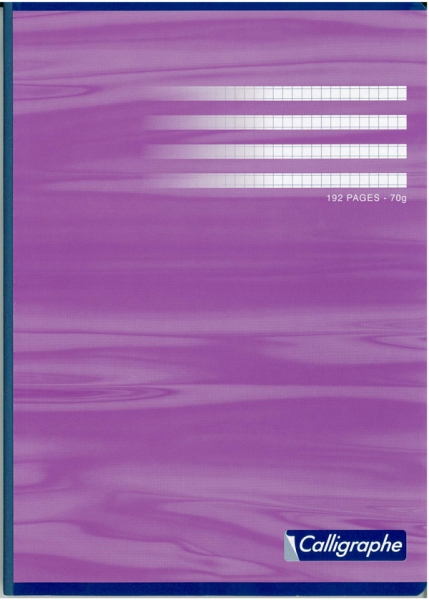 Cahier brochure – Couverture carte offset – 21 x 29,7 – 70 g – Q.5×5 – 192 pages