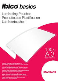 Pochette de plastification – A3 – 100 microns – Boite de 100