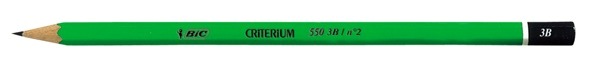 Boite de 12 crayons graphite -BIC CRITERIUM® 550- 3B