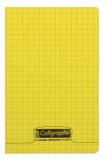 Cahier piqure – Couv Polypro 3/10ème – 24 x 32 – 90 g – Seyes – 96 pages – Jaune