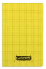 Cahier piqure – Couv Polypro 3/10ème – 24 x 32 – 90 g – Seyes – 96 pages – Jaune