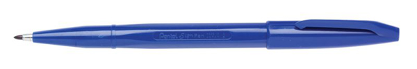 Feutre PENTEL -SIGN PEN – Pointe fine 0,8 mm – Bleu