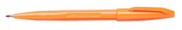 Feutre PENTEL -SIGN PEN – Pointe fine 0,8 mm – Orange