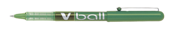 Roller PILOT -V Ball – Encre liquide – Pointe métal 0,5 mm – Vert