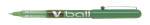 Roller PILOT -V Ball – Encre liquide – Pointe métal 0,5 mm – Vert