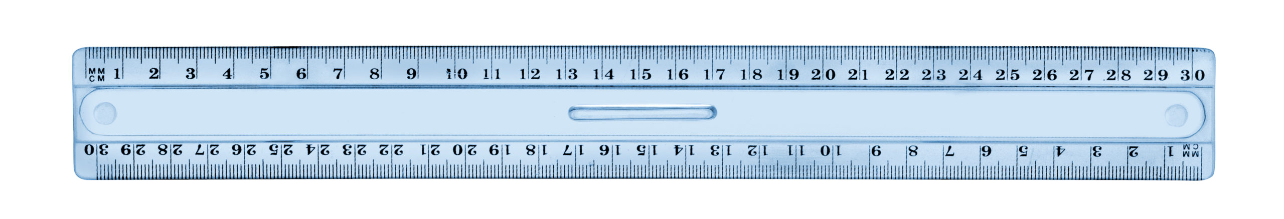 Triple decimètre plastique incassable – 30 cm
