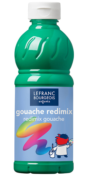 Gouache liquide – Flacon de 500 ml – Lefranc&Bourgeois VERT FRANC