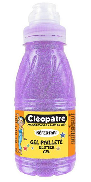 Gel pailleté 250 ml – Violet néon