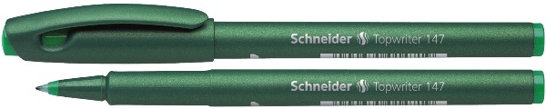 Feutre SCHNEIDER – TOPWRITER 147 pointe fibre 0,6 mm – Verte