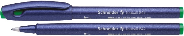 Roller SCHNEIDER – Topball 847 – Pointe 0,5 mm – Vert