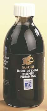 Encre de chine – Flacon de 250 ml – Extra noire