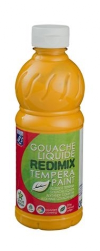 Gouache liquide – Flacon de 500 ml – Lefranc&Bourgeois JAUNE D’OR
