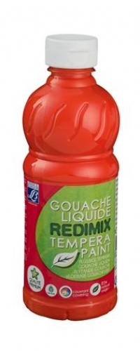 Gouache liquide – Flacon de 500 ml – Lefranc&Bourgeois VERMILLON